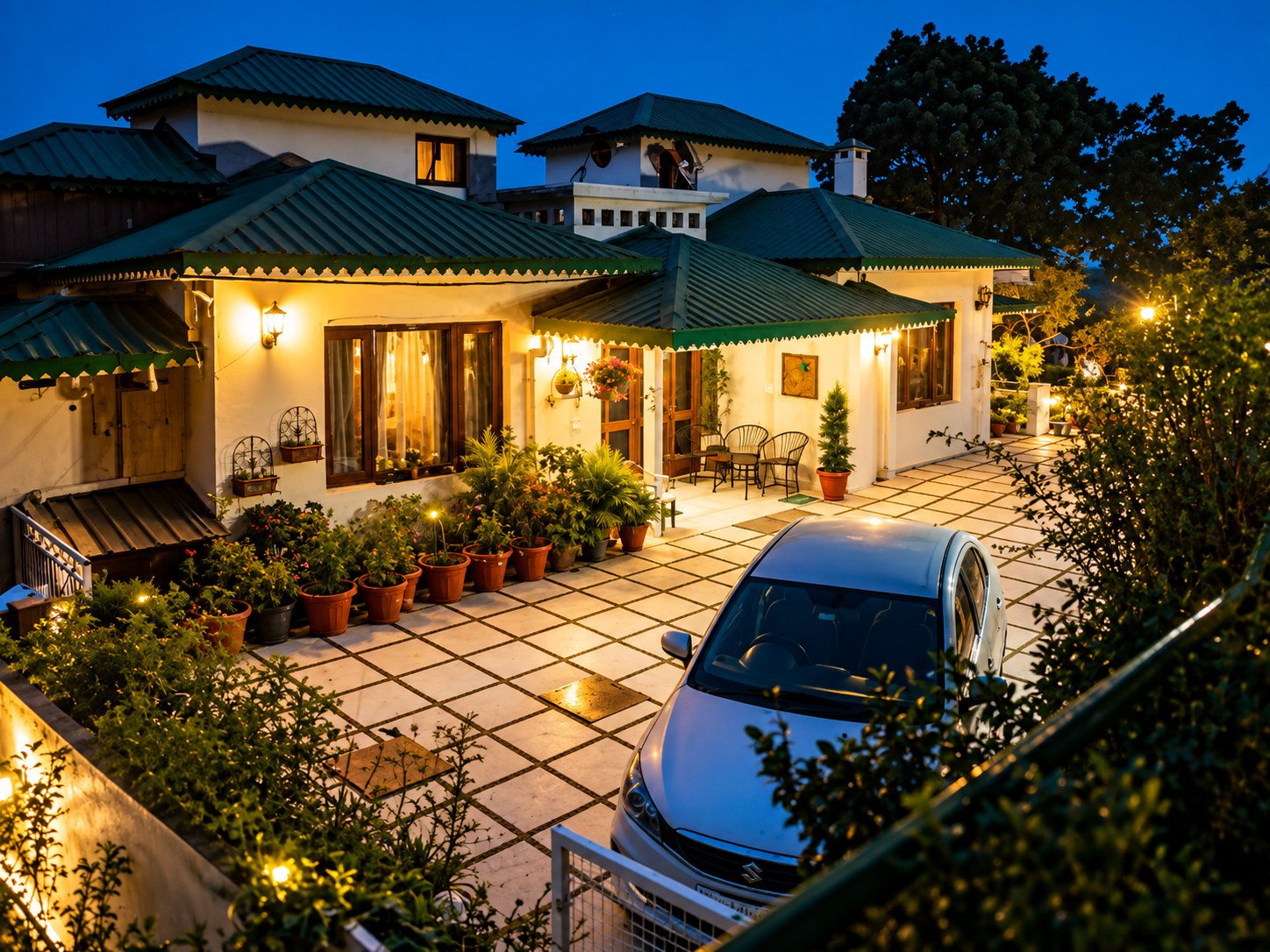 The house at night