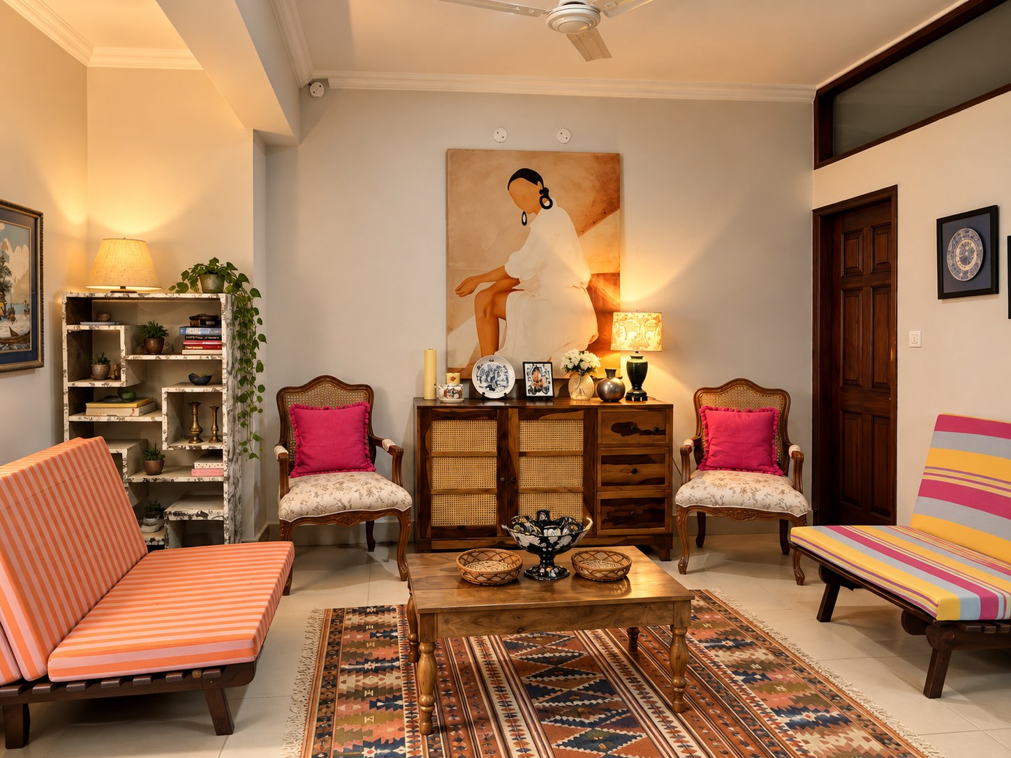 The living room