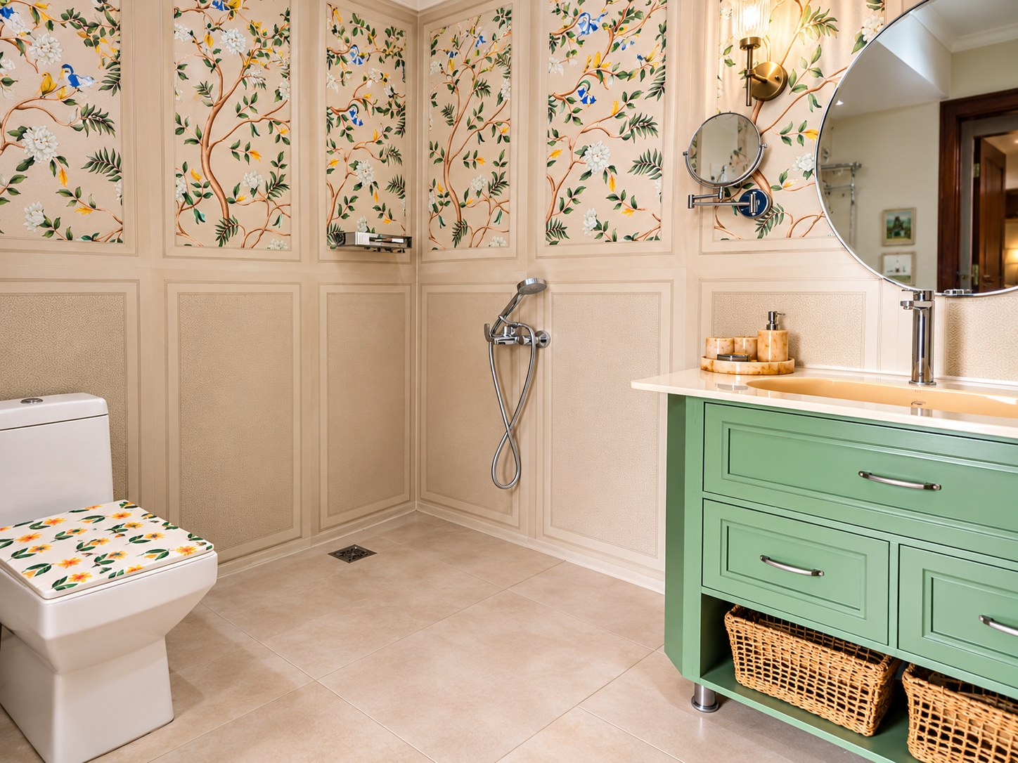 Shower & vanity